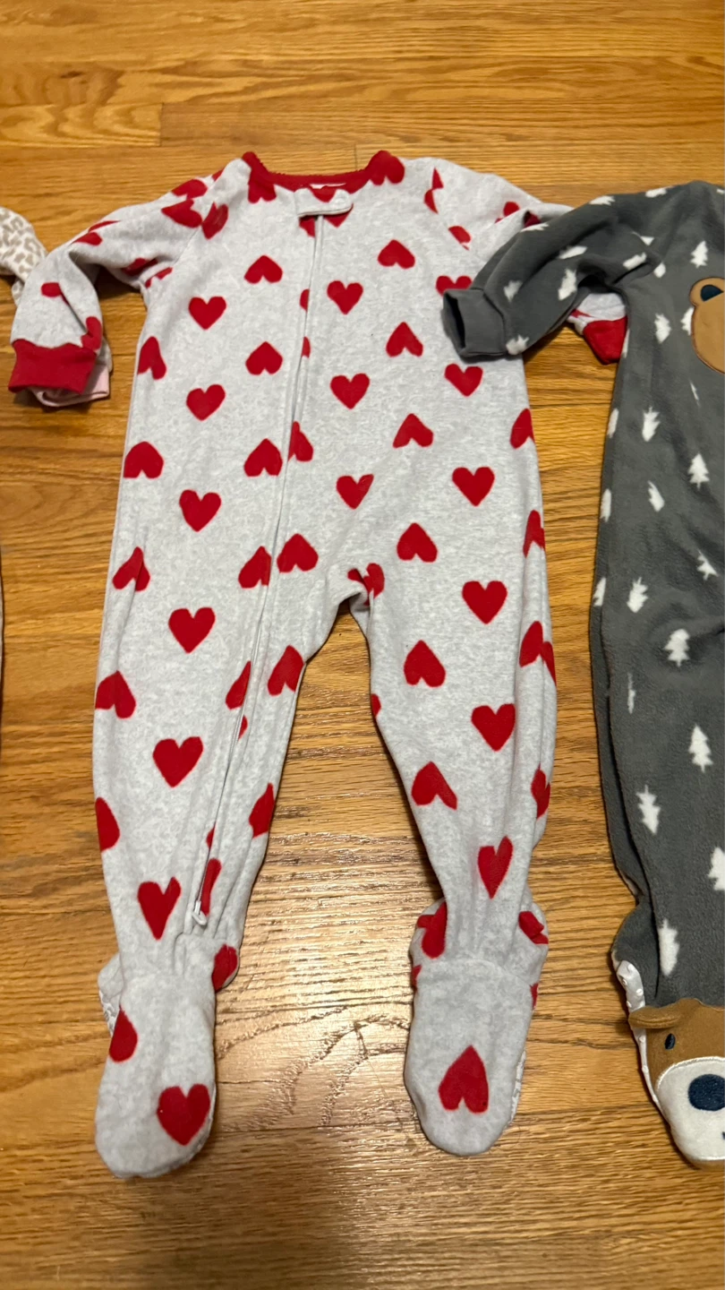 Baby Footie Pajamas (3 Pairs) 18-24 months - photo 2