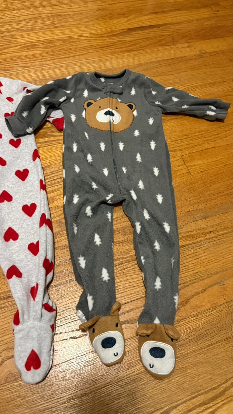 Baby Footie Pajamas (3 Pairs) 18-24 months - photo 3