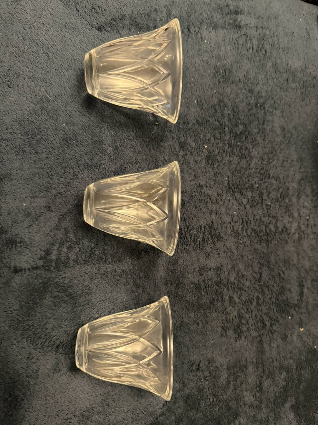 Clear Glass Candlestick Holder