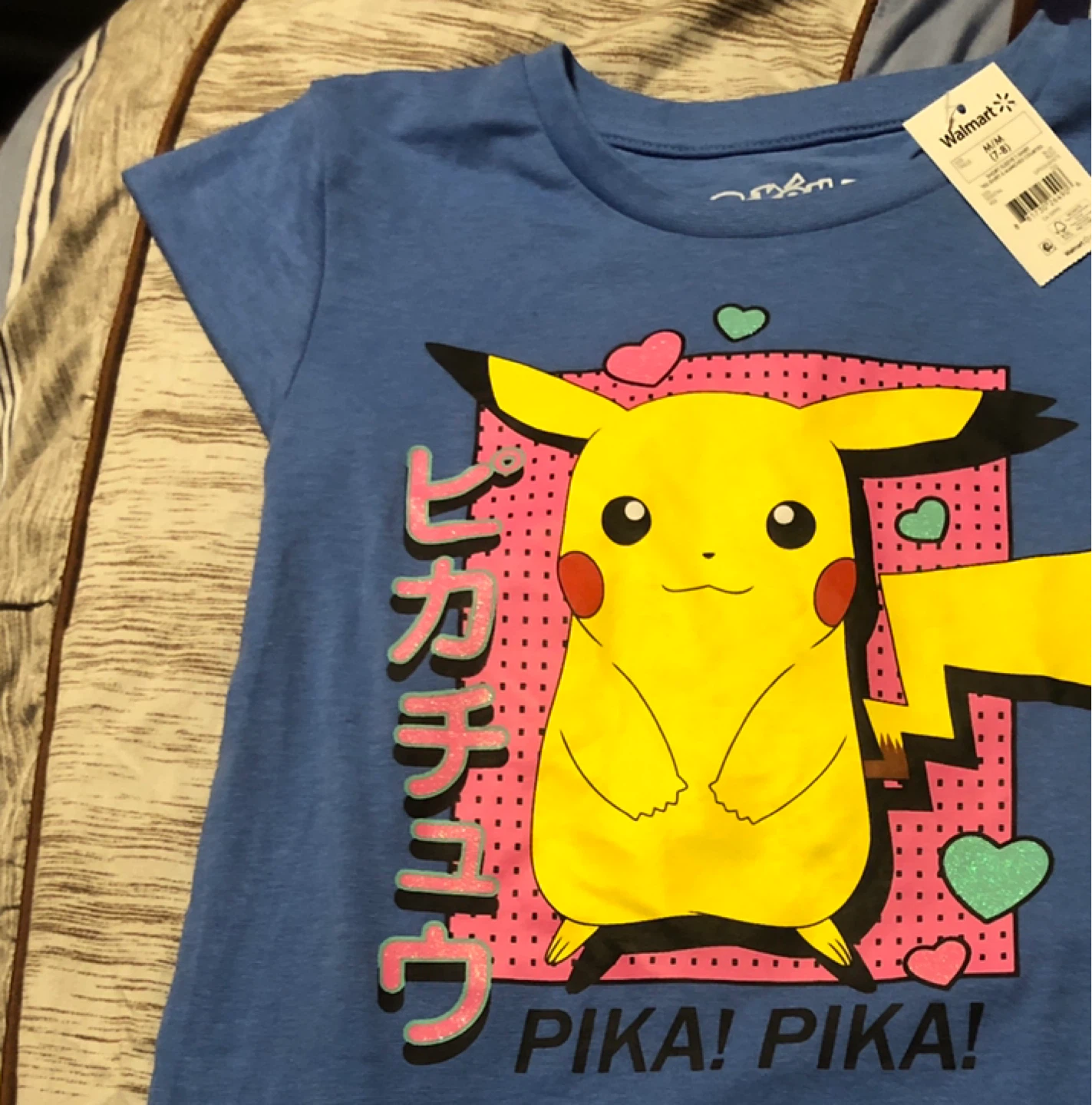 Pokémon Pikachu T-Shirt Size M/M (7-8)
