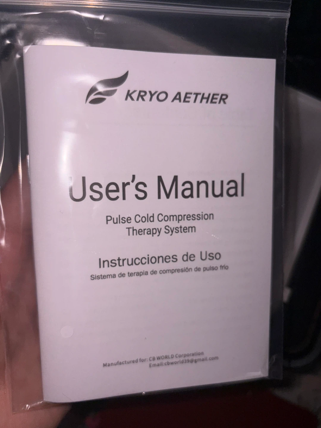 Kryo Aether Pulse Cold Compression Therapy System
