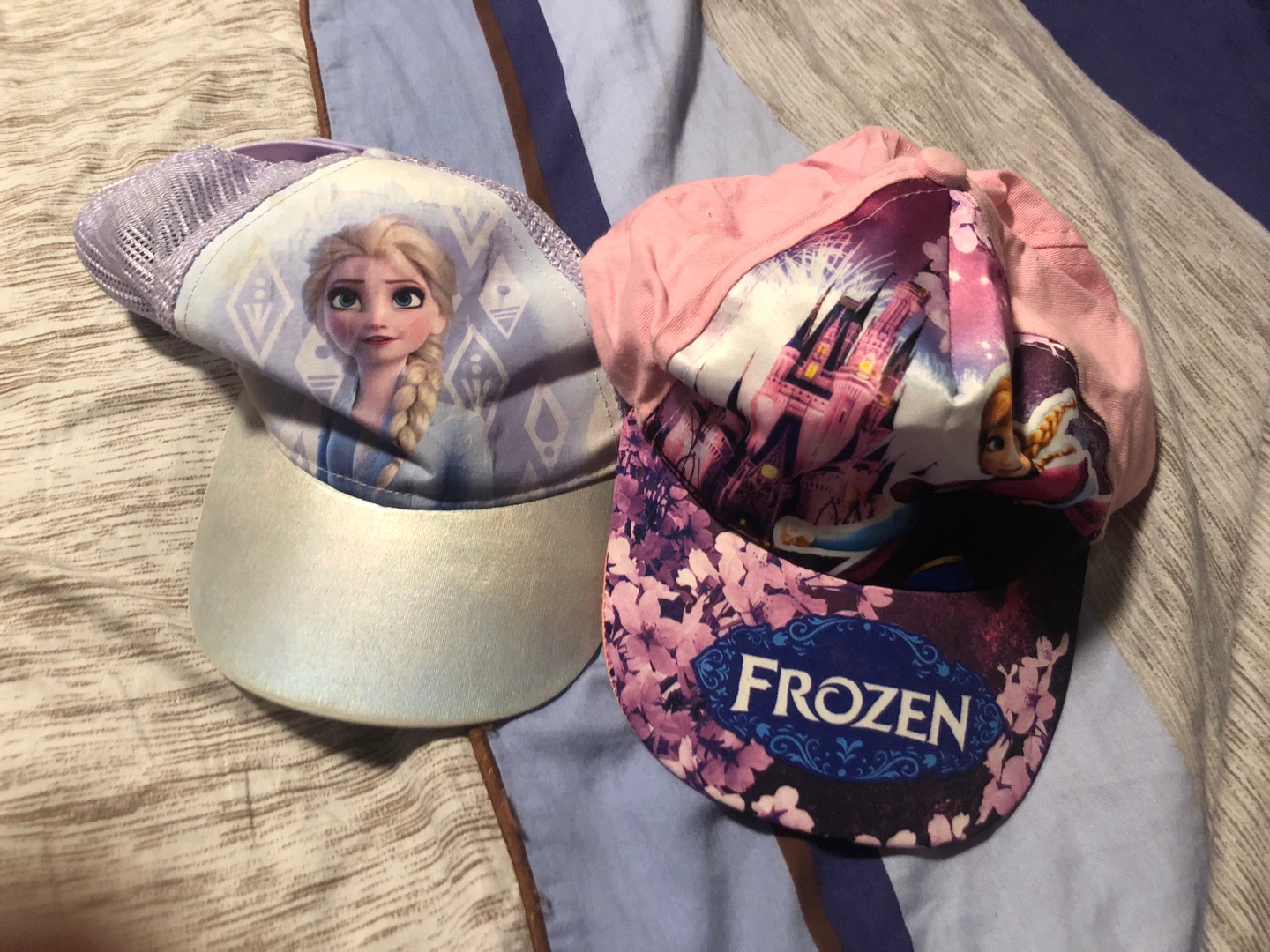 Frozen Elsa & Anna Kids Baseball Caps (2-Pack)