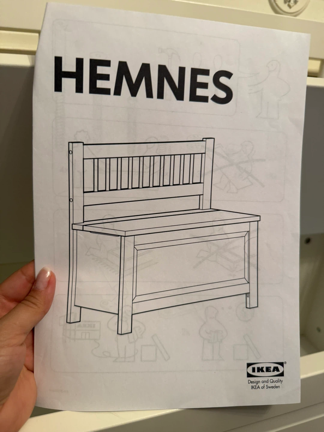 IKEA HEMNES Storage Bench - photo 3