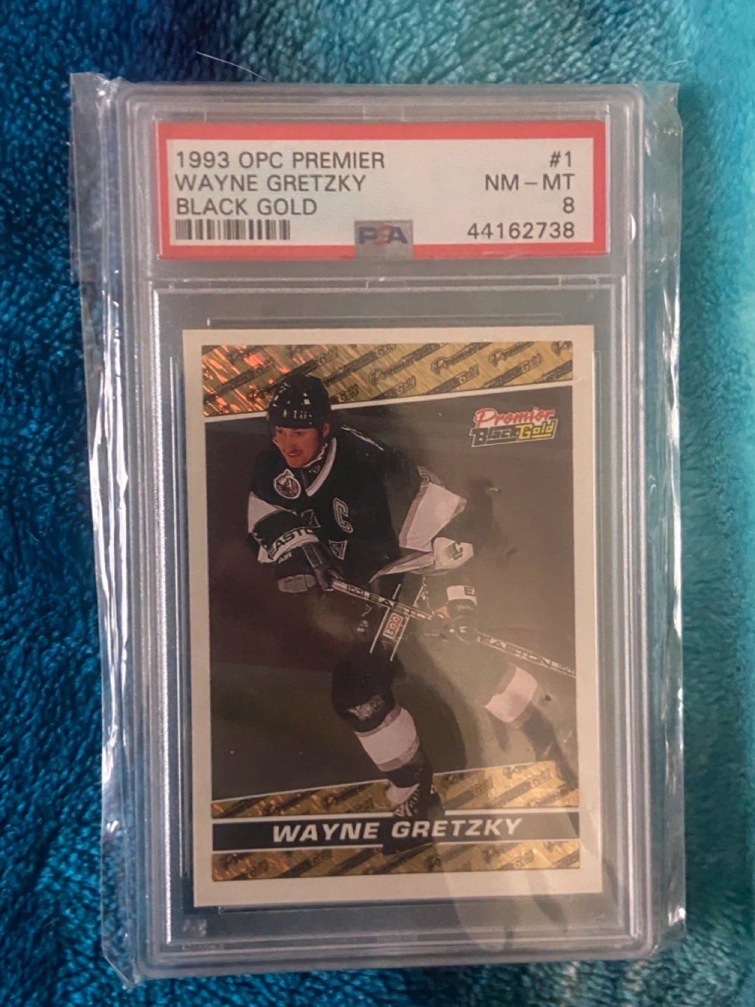 1993 OPC Premier Wayne Gretzky Black Gold Hockey Card