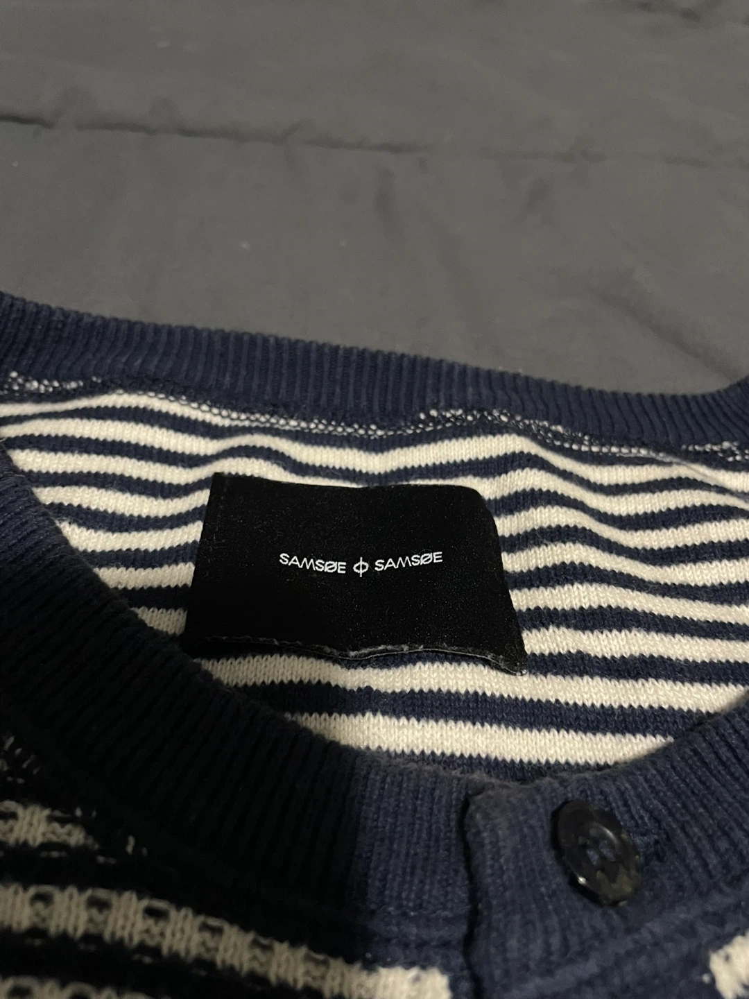 Samsøe & Samsøe Striped Henley Sweater - photo 4