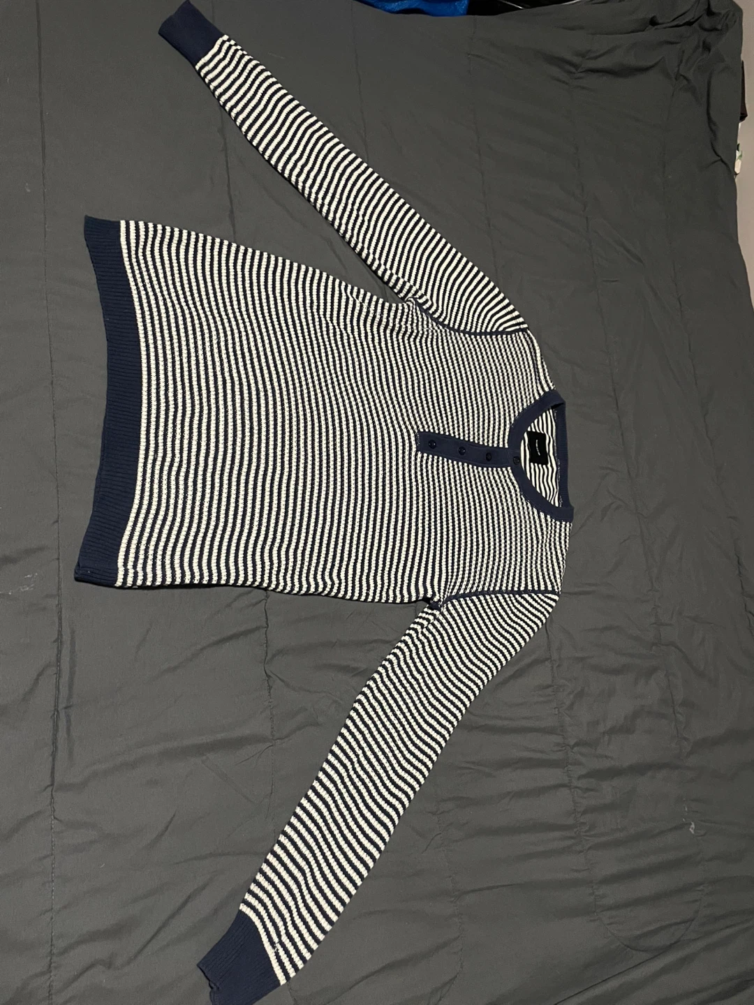 Samsøe & Samsøe Striped Henley Sweater