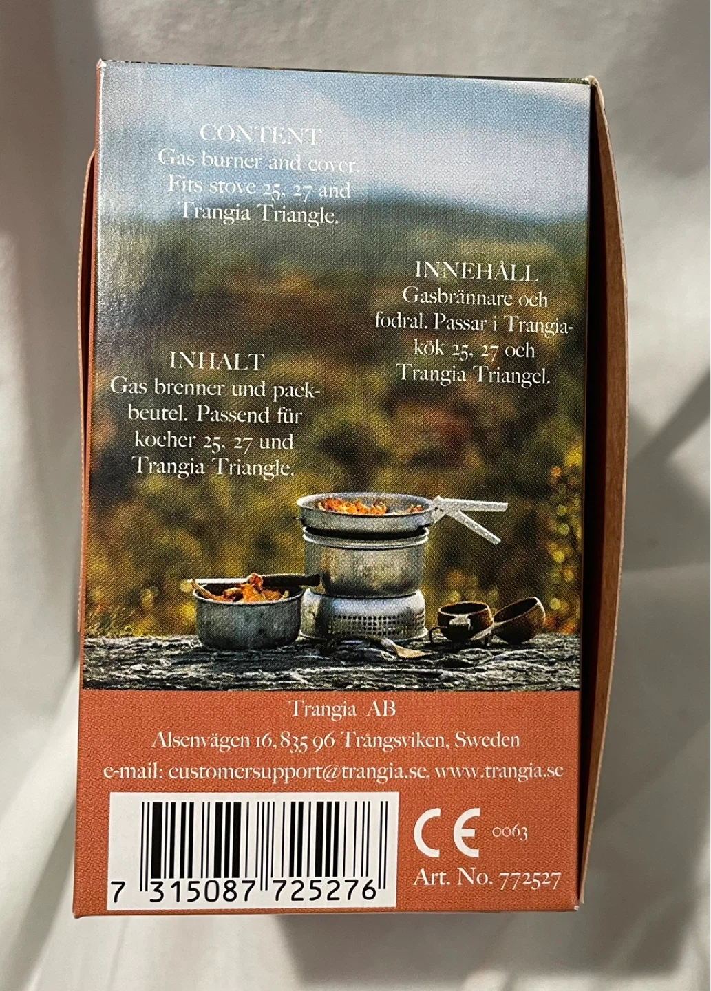 Trangia Gas Burner Storm, New - photo 2