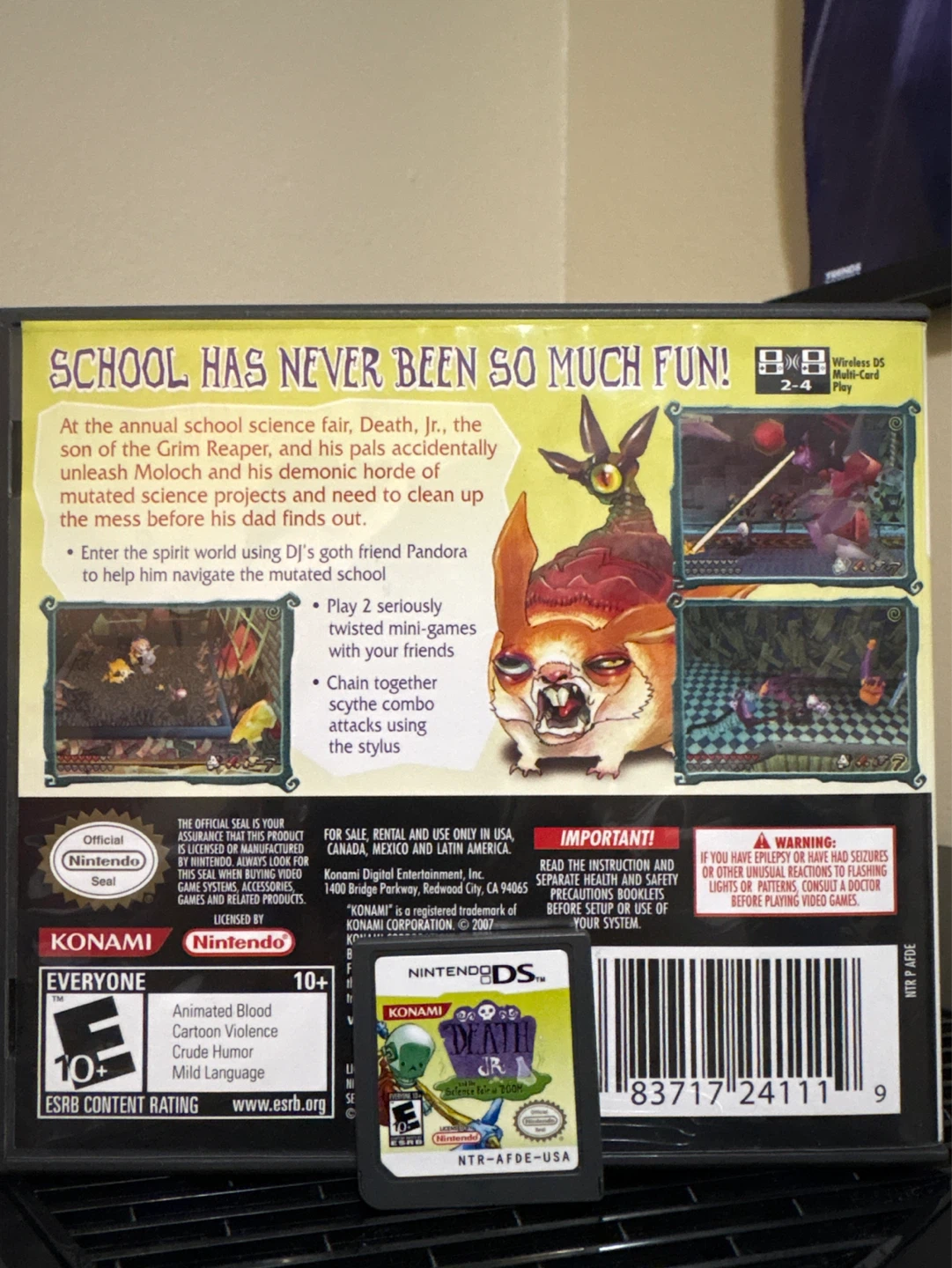 Death Jr and the Science Fair of Doom Nintendo DS - photo 3