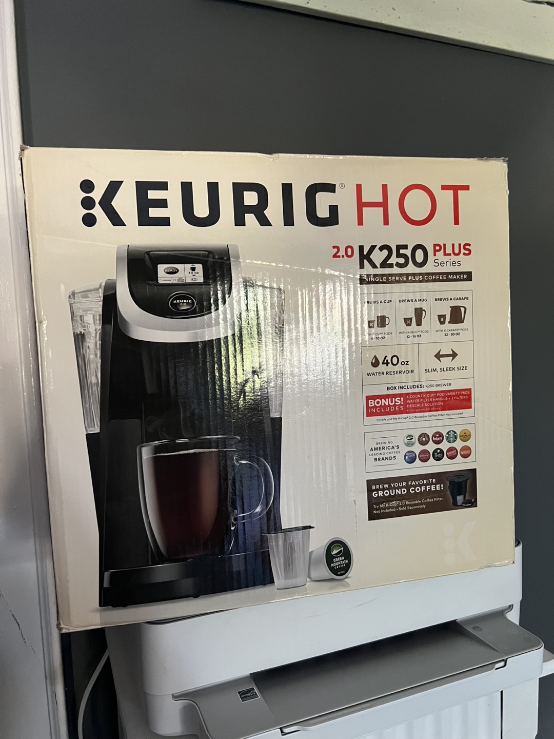 Keurig HOT K250 Plus Series Single Serve Coffee Maker