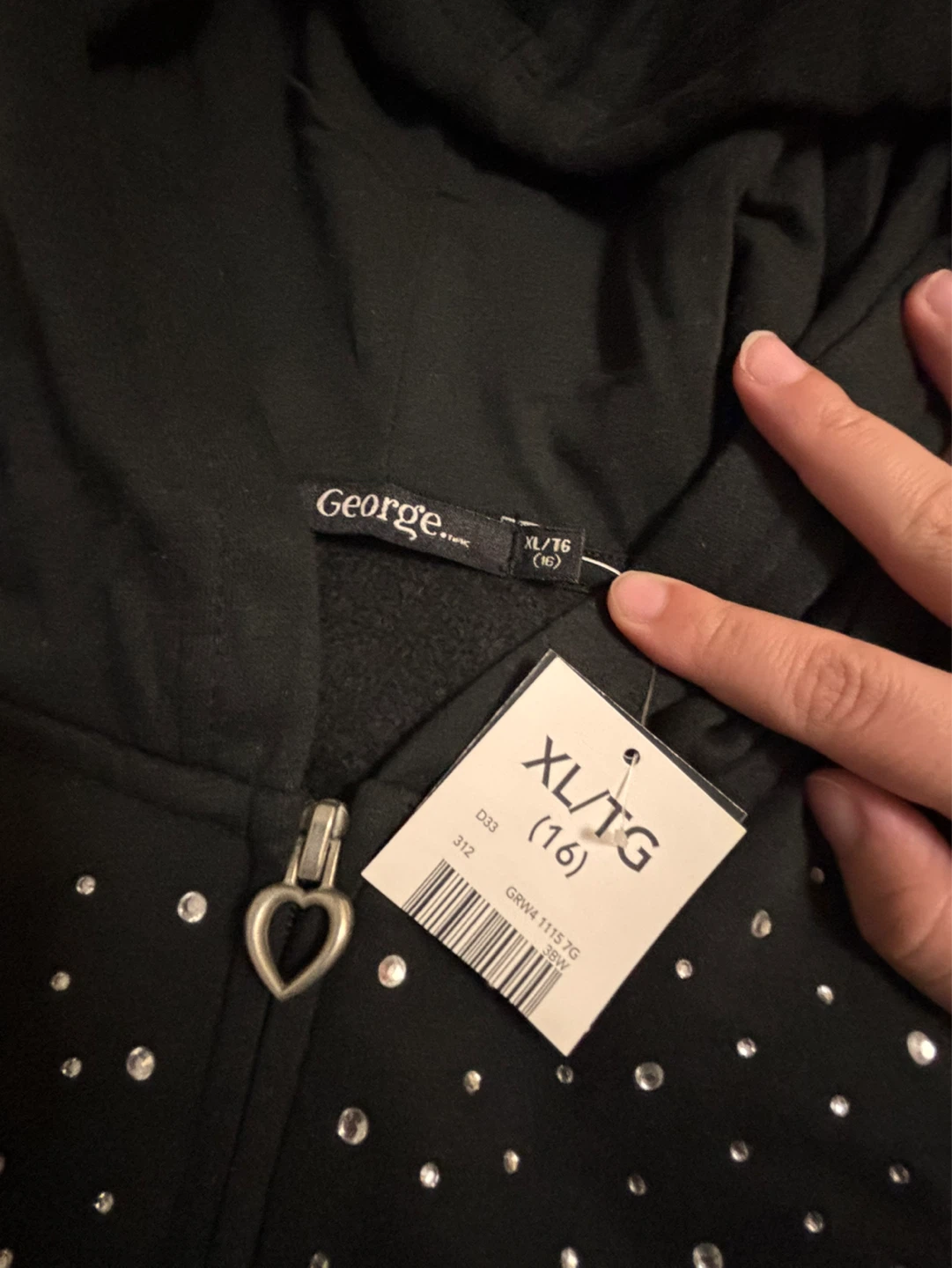 George Hooded Zip-Up Hoodie XL/TG - photo 2