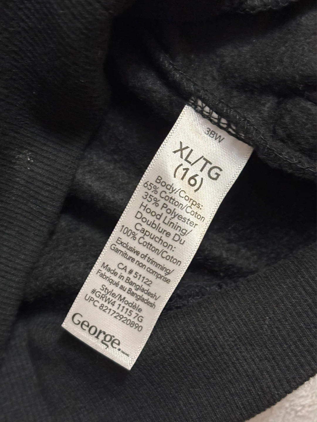 George Hooded Zip-Up Hoodie XL/TG - photo 3