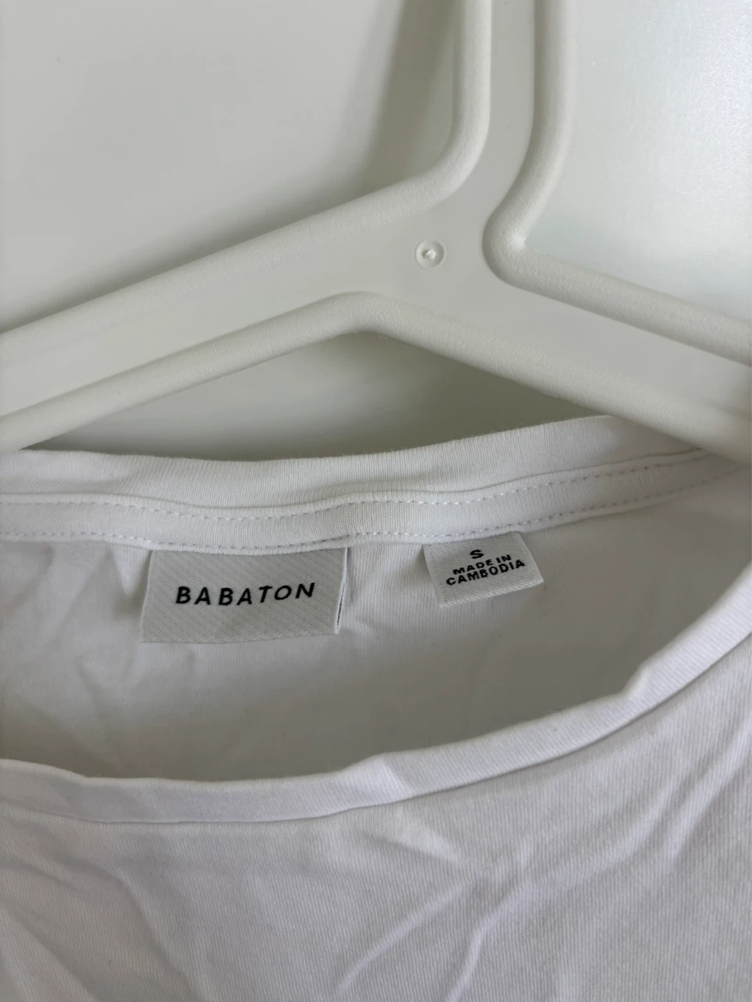 Babaton White Shoulder Pad Tank Top - Size S - photo 5