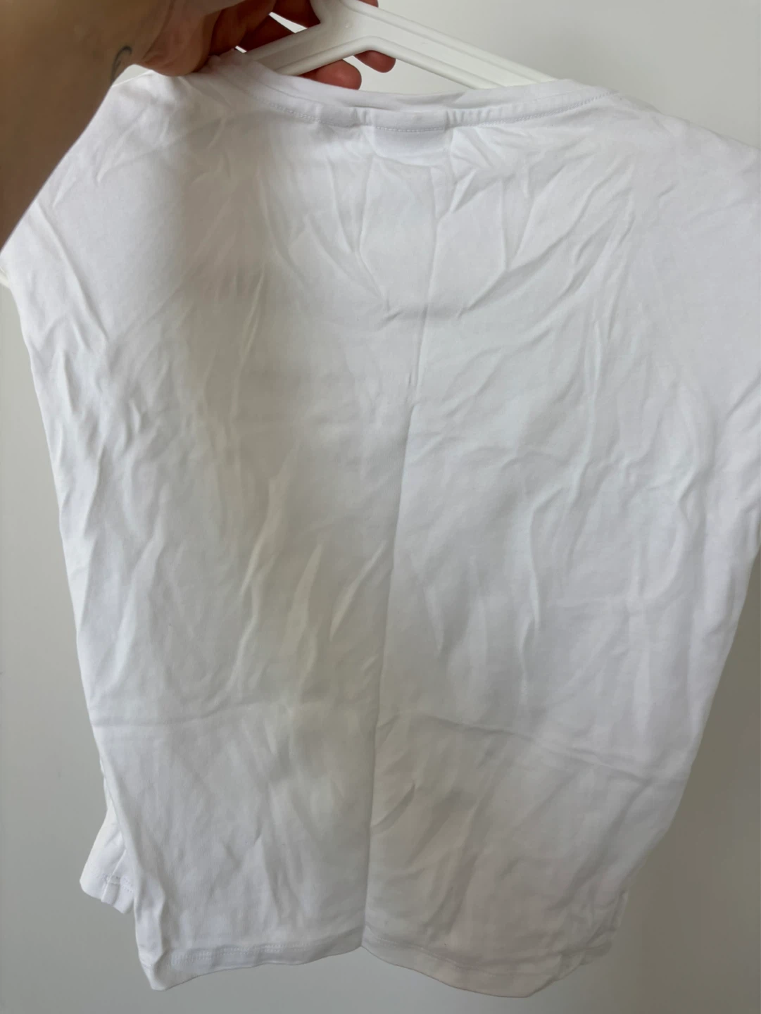 Babaton White Shoulder Pad Tank Top - Size S - photo 4