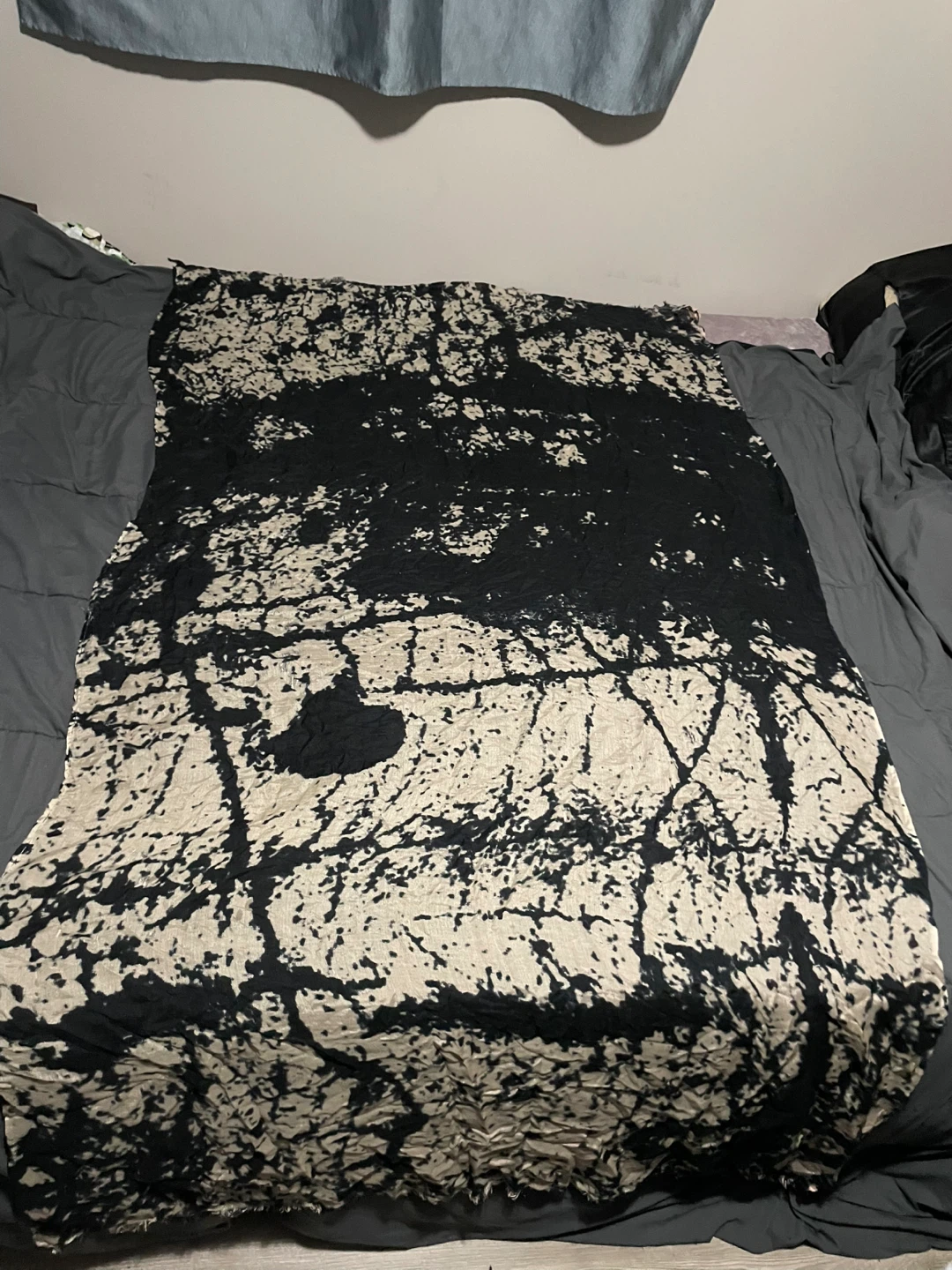 Becksondergaard Scarf - Black & Tan Abstract Print