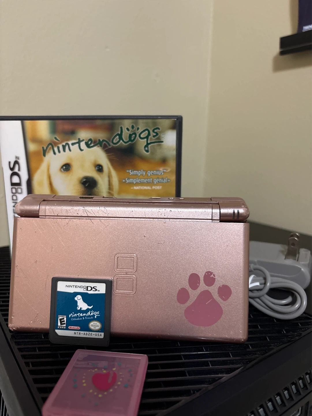 Nintendogs DS Lite with games
