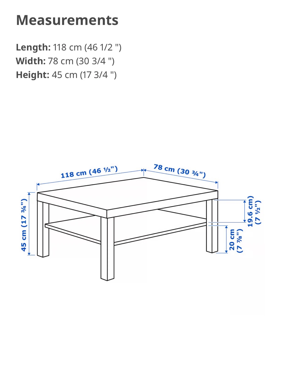 IKEA Lack Coffee Table - photo 5