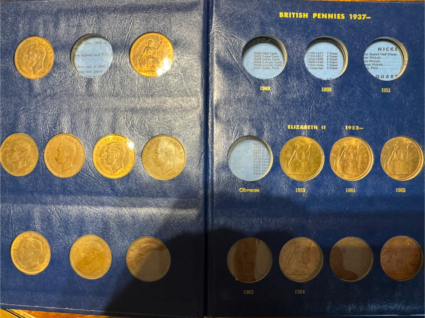 Old High Grade British Penny Collection - photo 3
