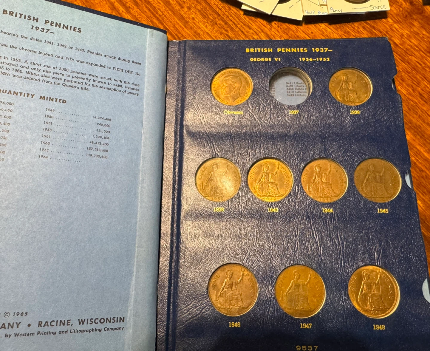 Old High Grade British Penny Collection - photo 2
