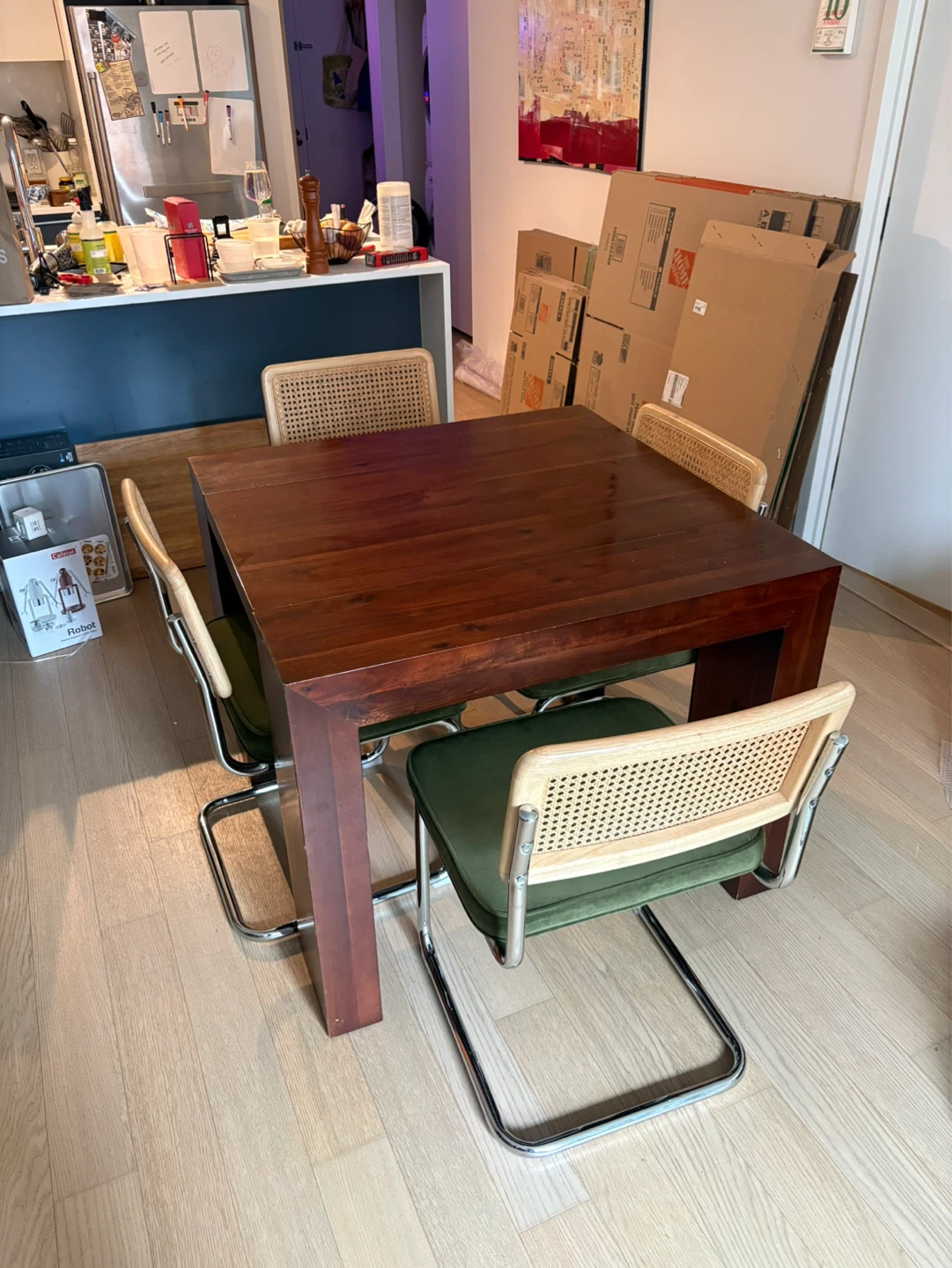 Transformer Expandable Dining Table Set - photo 2