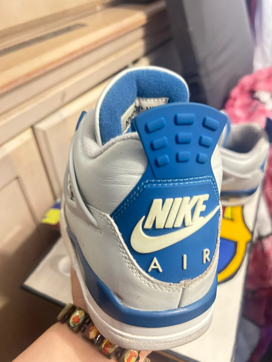 Air Jordan 4 Retro "Military Blue" Men's Size 8 - photo 2