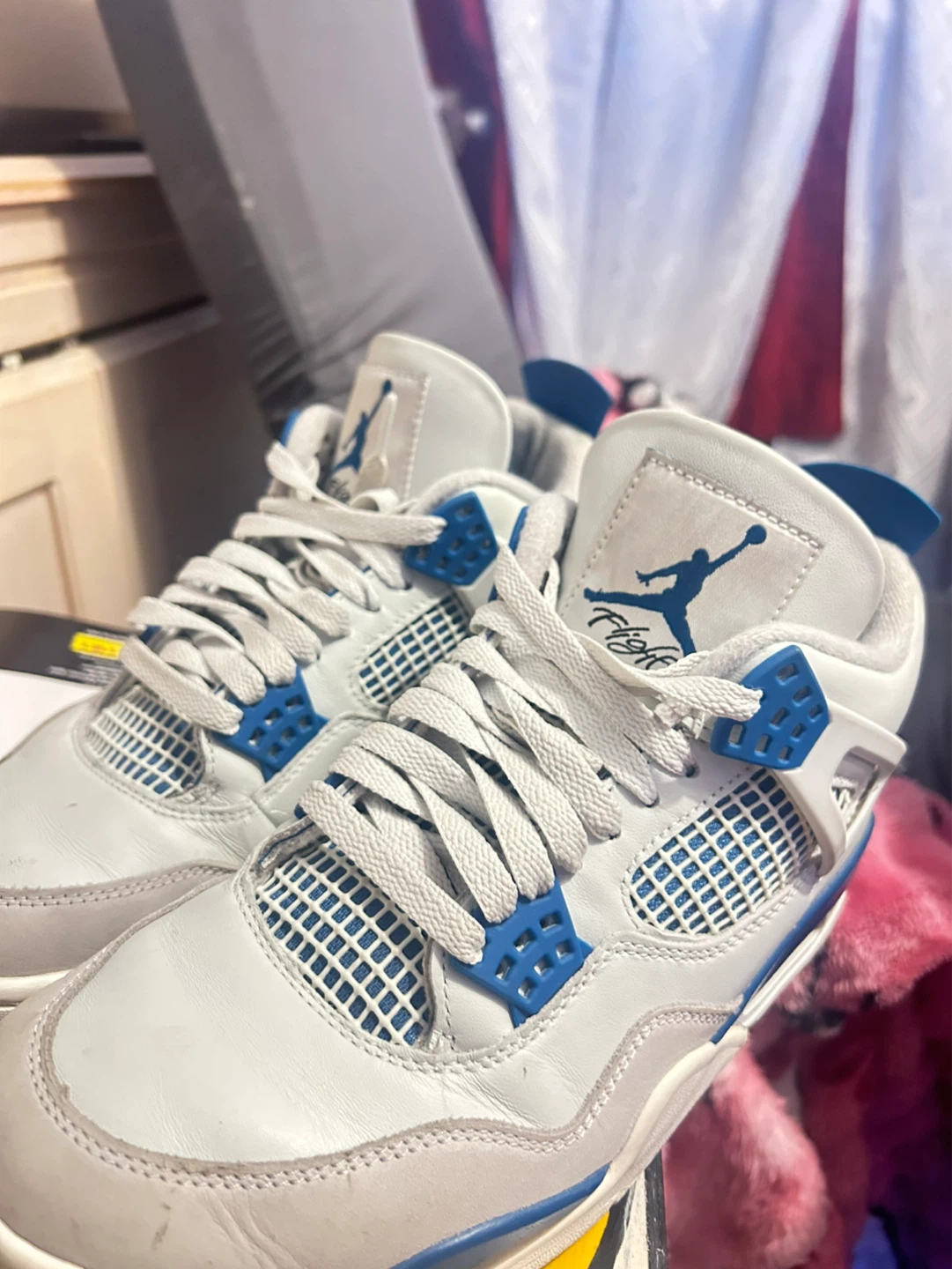 Air Jordan 4 Retro "Military Blue" Men's Size 8