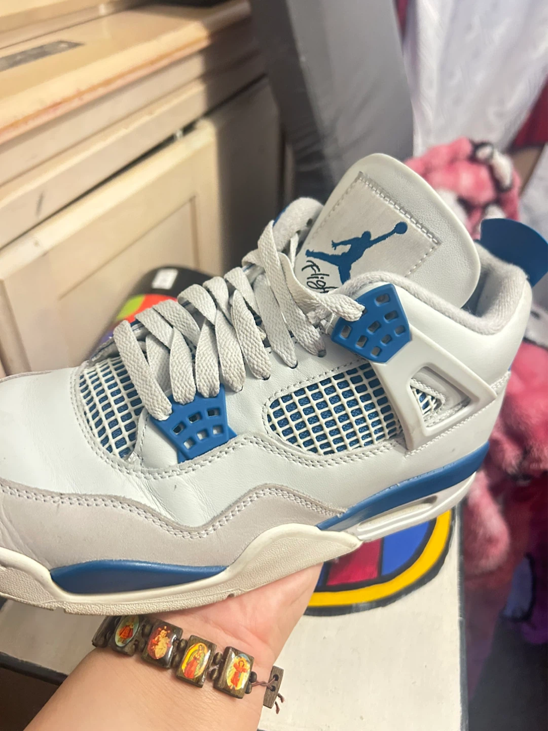 Air Jordan 4 Retro "Military Blue" Men's Size 8 - photo 3