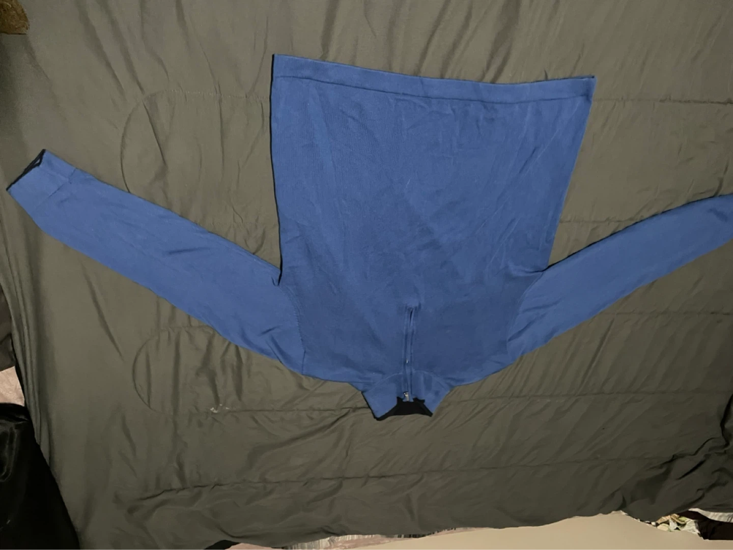 Banana Republic Men's Blue Quarter-Zip Sweater - Size M - photo 3