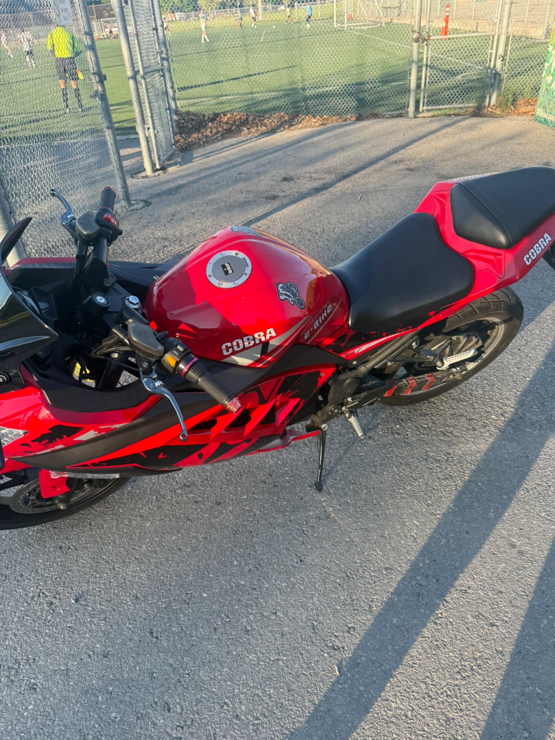Red Cobra E-Bike Motorcycle 2024 lithium batteries