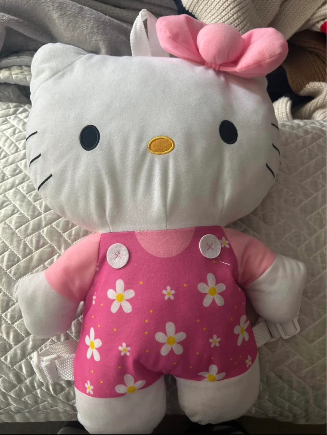 Hello Kitty Plush Backpack