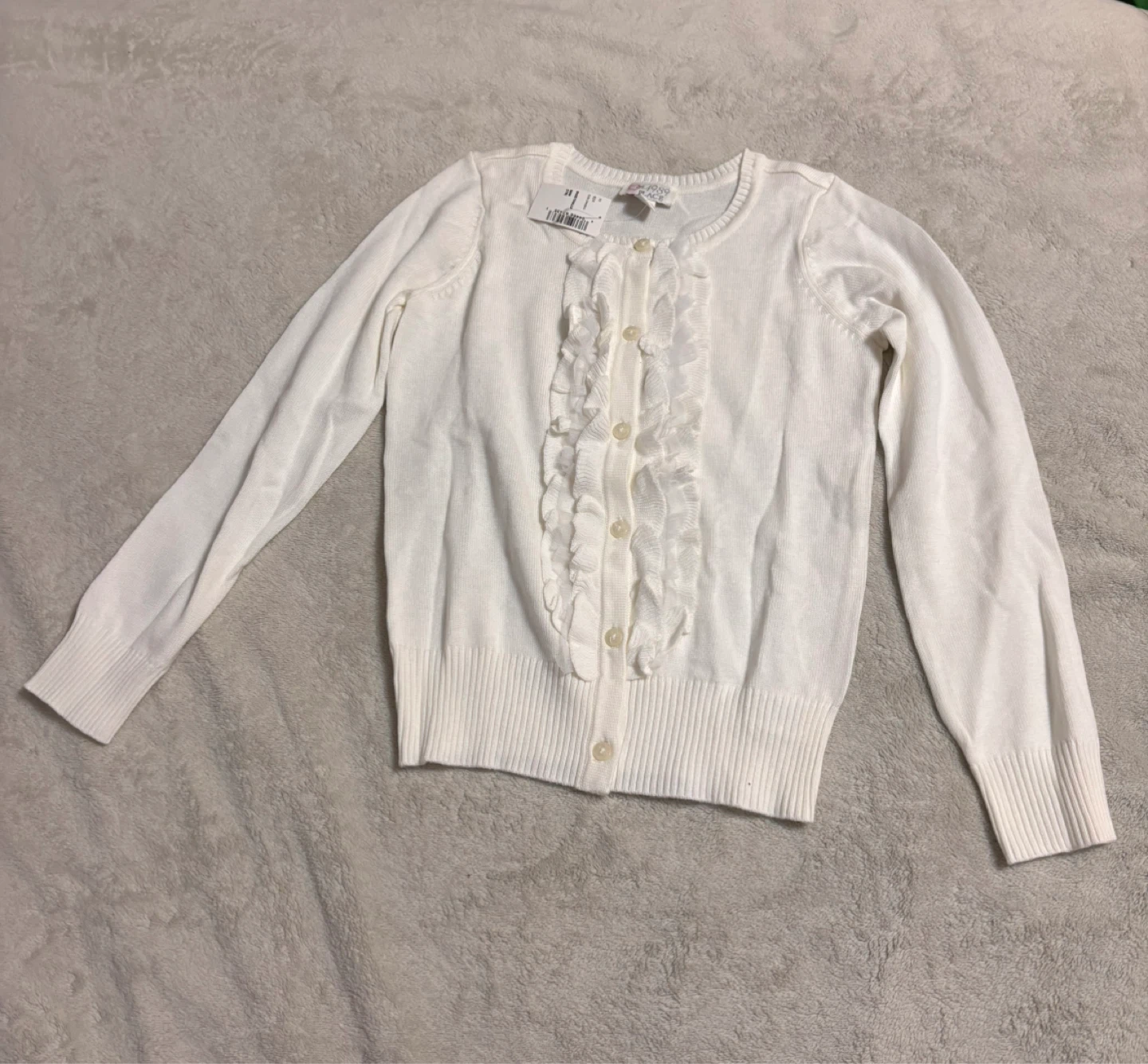 The Children's Place White Cardigan M/M (7/8)