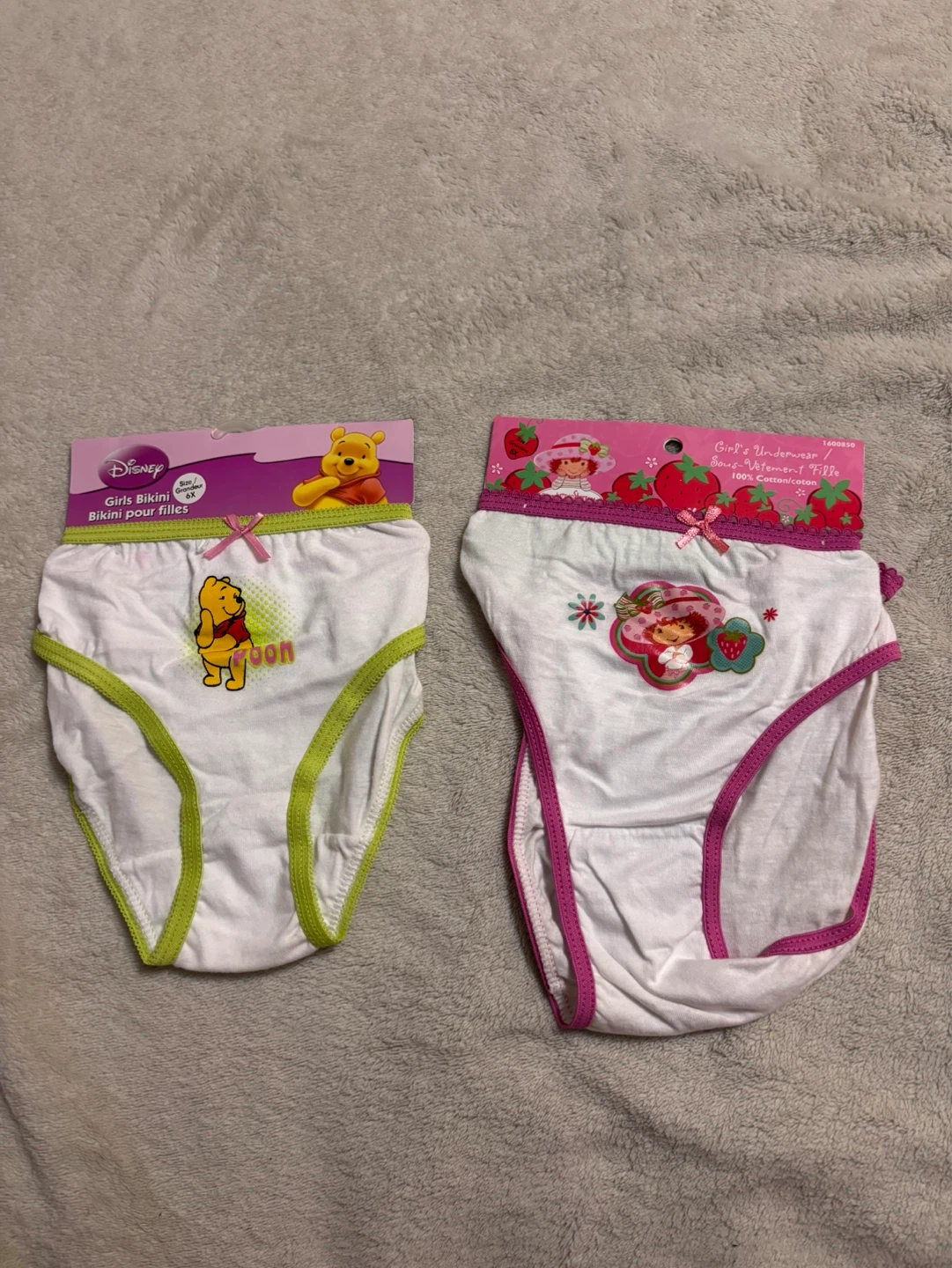 Girls Underwear Set - Winnie the Pooh & Strawberry Shortcake