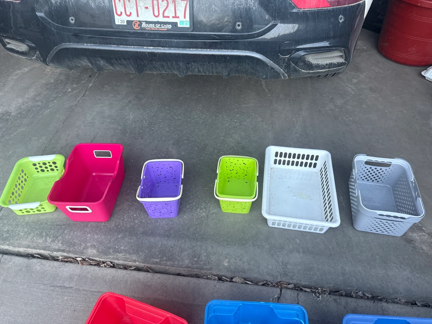 Assorted Plastic Bins and Baskets - photo 3