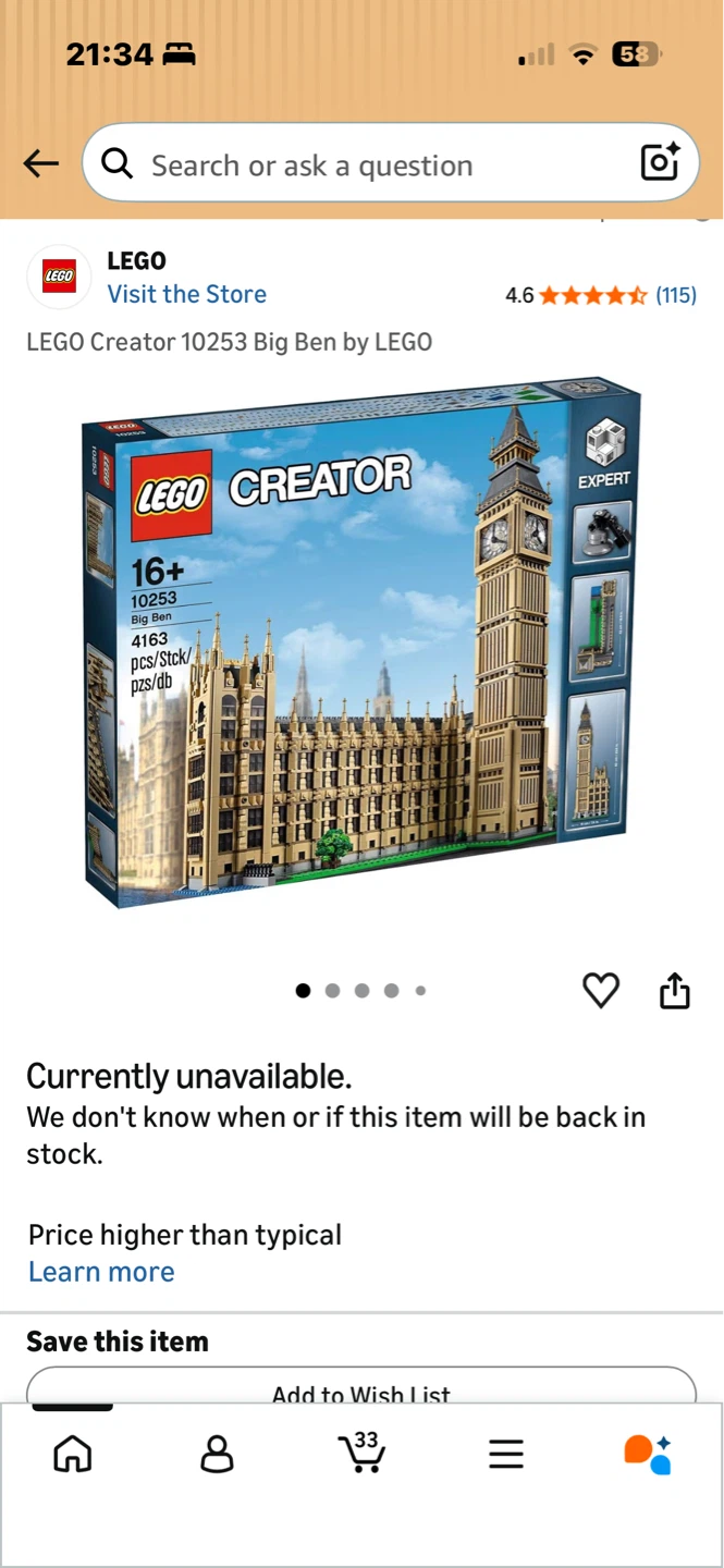 LEGO Creator 10253 Big Ben Set - photo 3