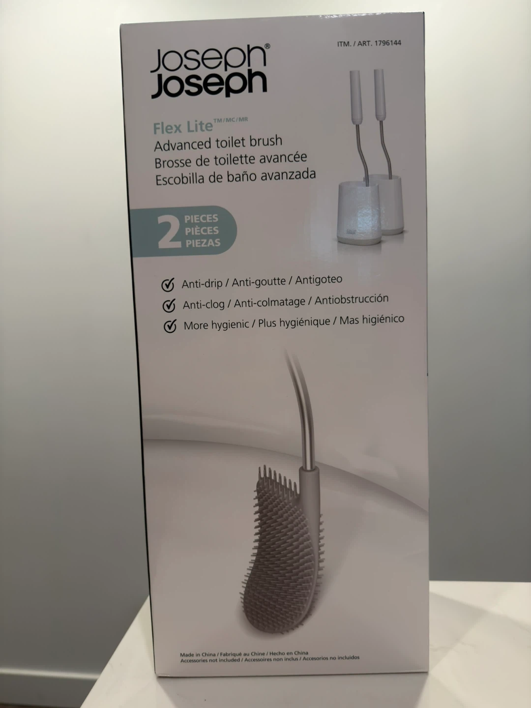 Joseph Joseph Flex Lite Advanced Toilet Brush set of 2