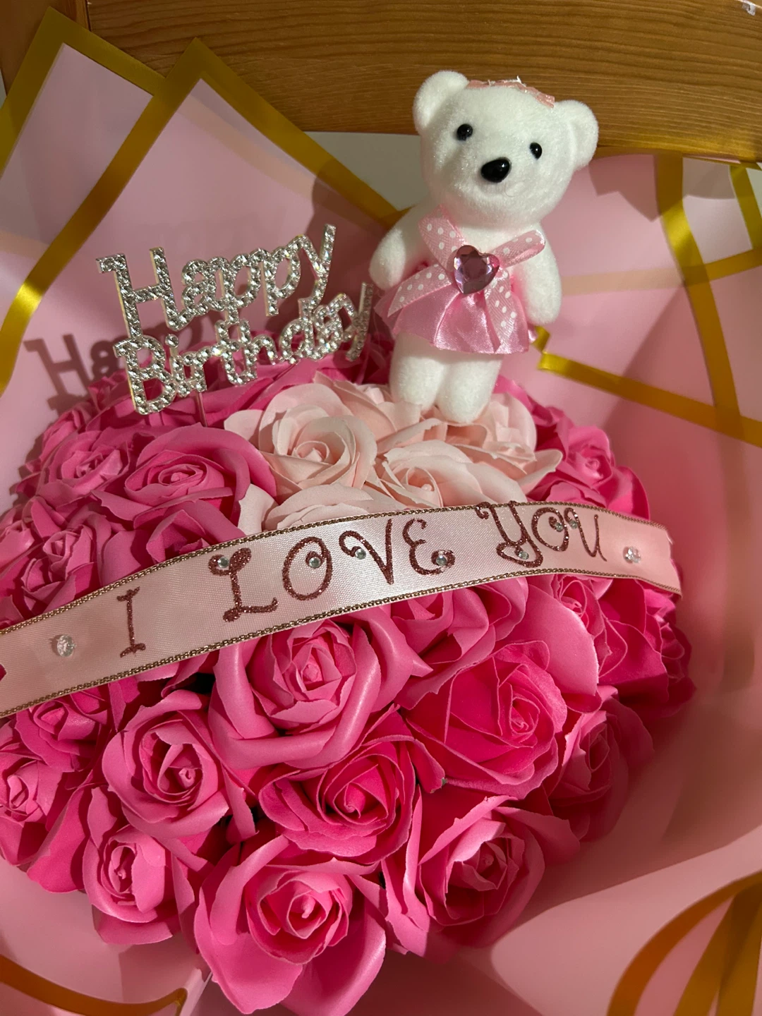 Floral Teddy Bear Bouquet💐 - photo 3