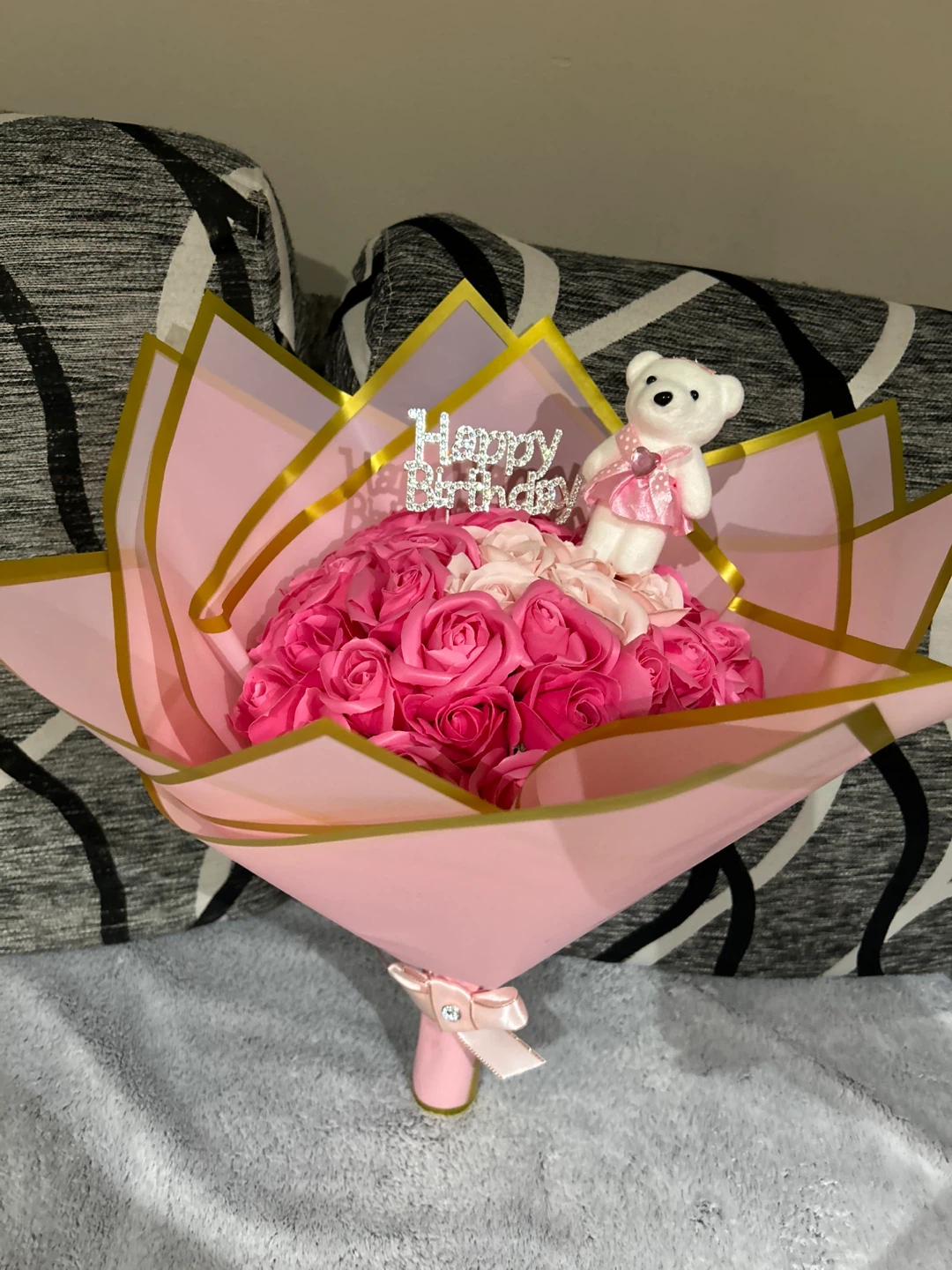 Floral Teddy Bear Bouquet💐 - photo 5