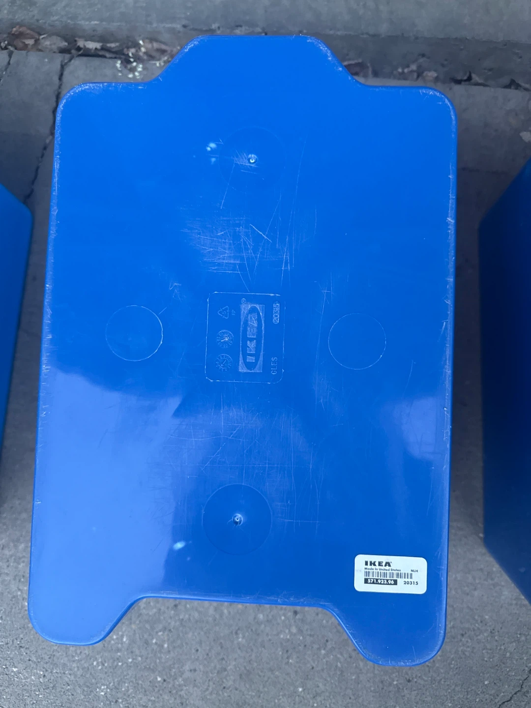 IKEA Blue Storage Bin
