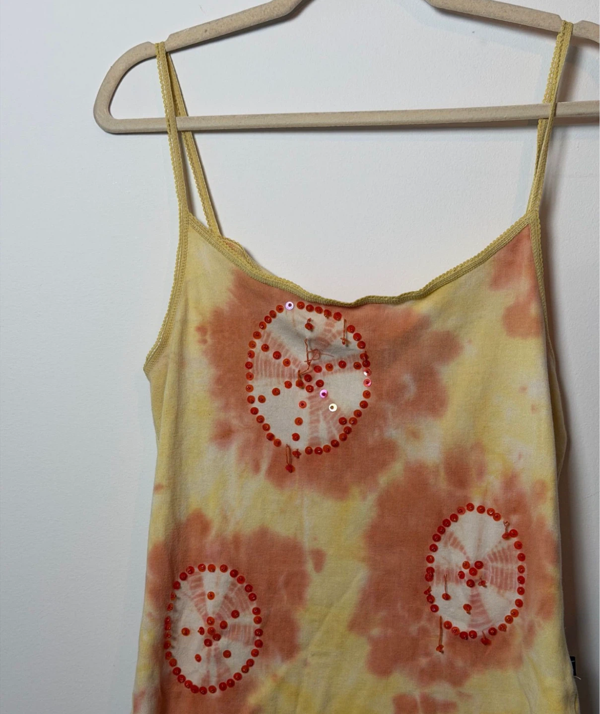 y2k Tie-Dye Tank Top with Sequins - photo 2