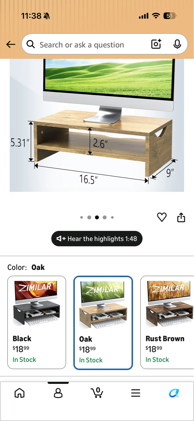 Wooden Desk Riser - photo 4