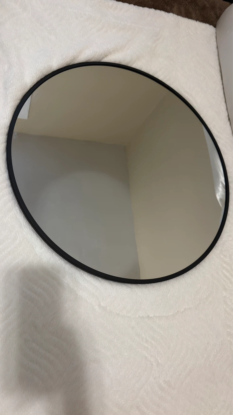 Oval Black Framed Mirror - photo 2