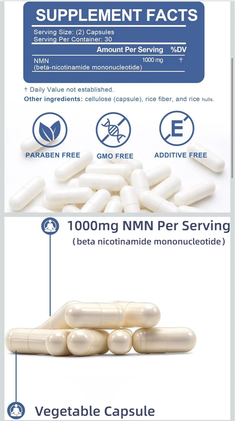 OOIOO NMN 1000mg Dietary Supplement - photo 2