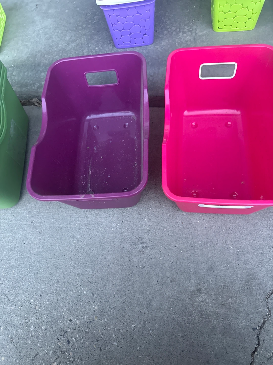 Plastic Storage Bins