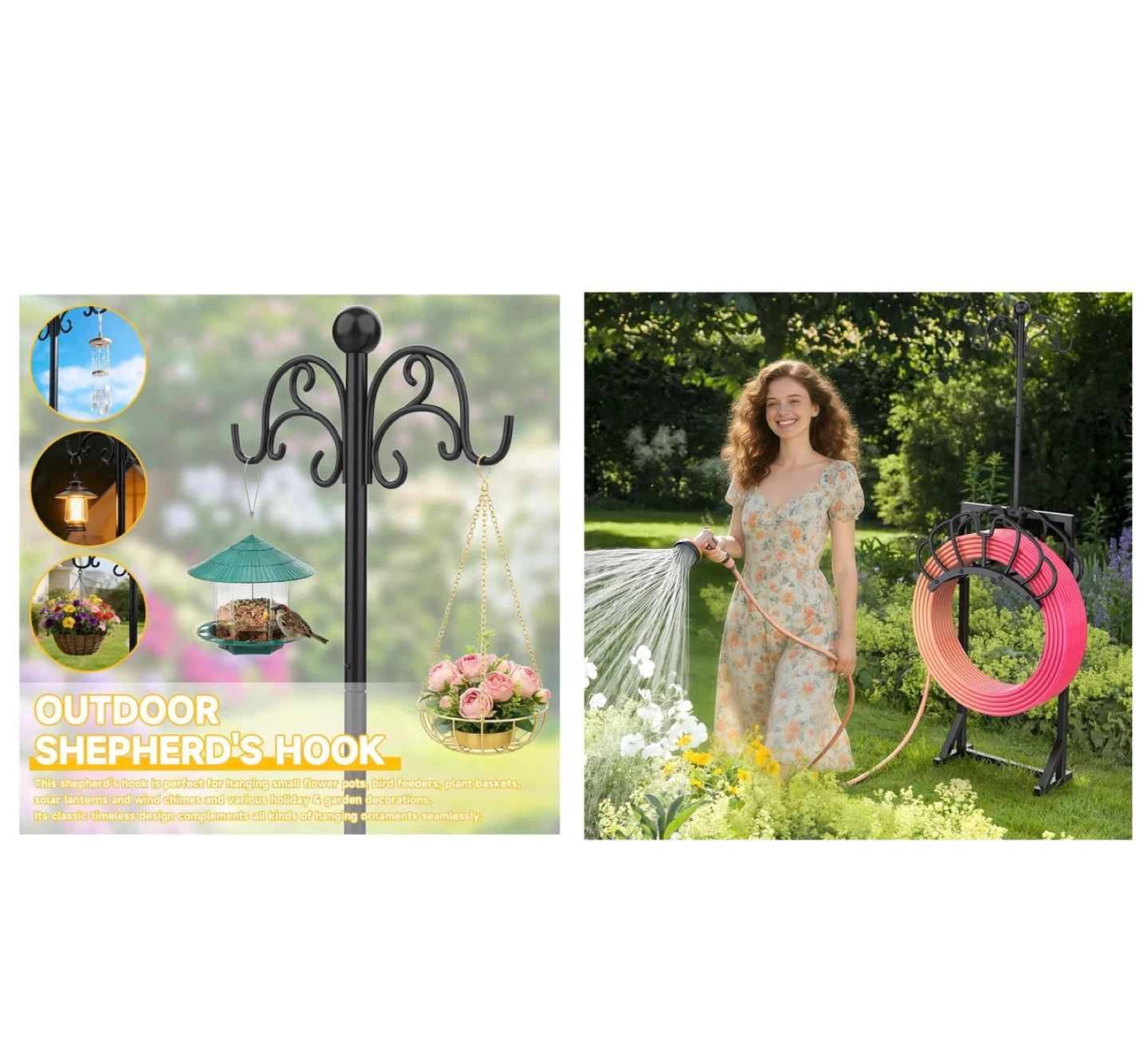 Brand new 2 In 1 Garden Hose Holder & Heavy Duty - photo 4