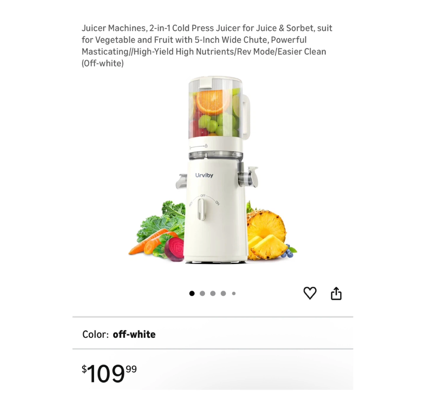 Brand new Juicer Machines, 2-in-1 Cold Press Juicer