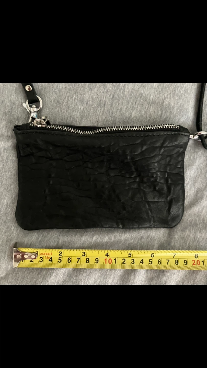 Italian Leather Small Black Crossbody Bag Purse 💼 👜 👛👝🇮🇹🖤 - photo 2