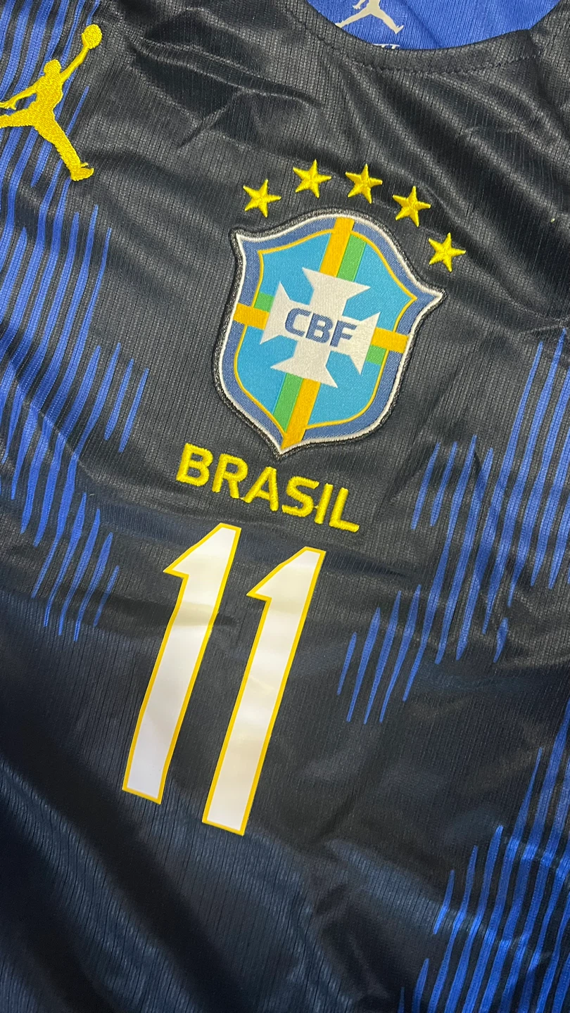 World Cup Brazil Raphinha #11 Soccer Jersey Mens M - photo 3