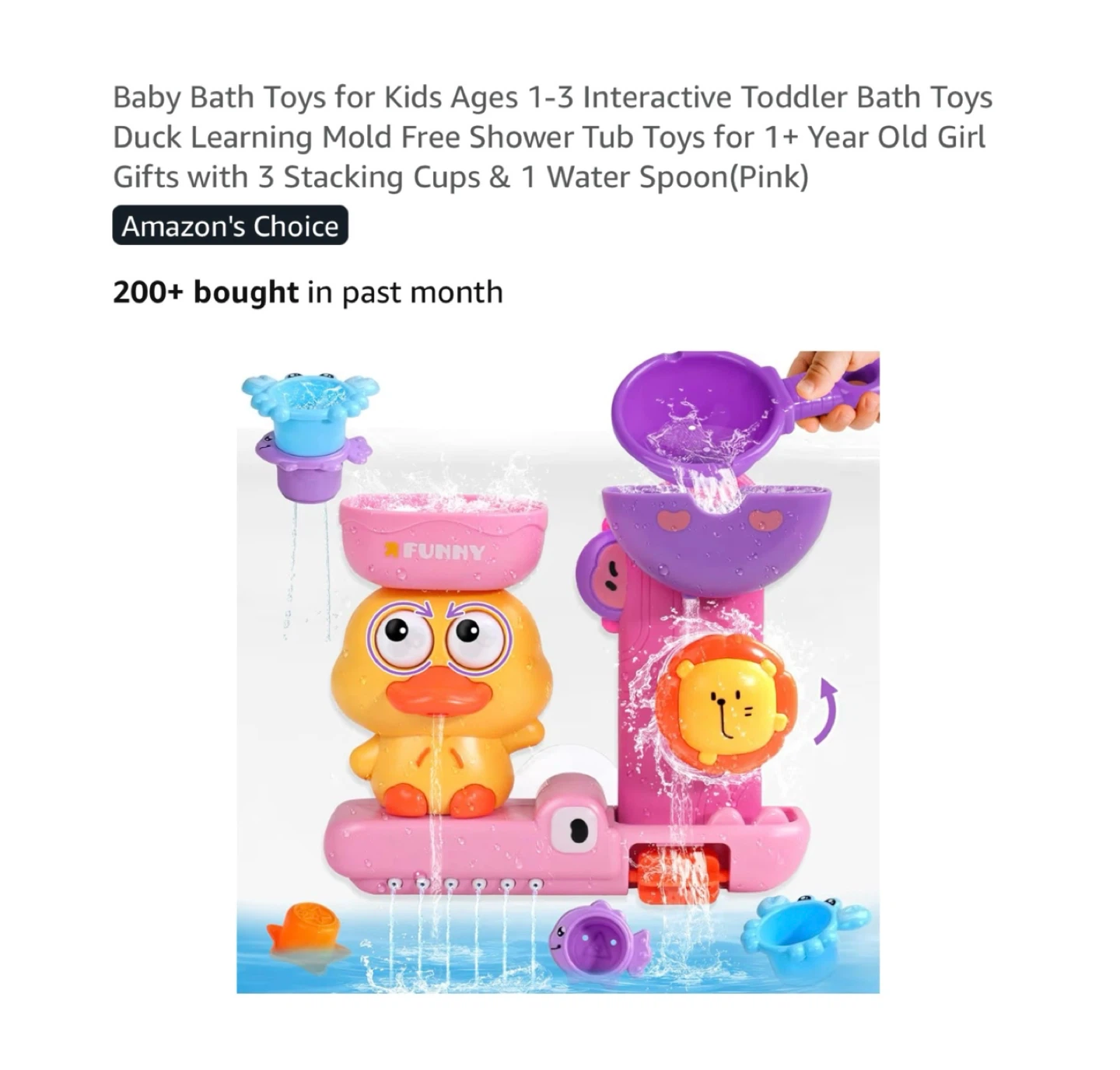 Brand new Baby Bath Toys for Kids Ages 1-3