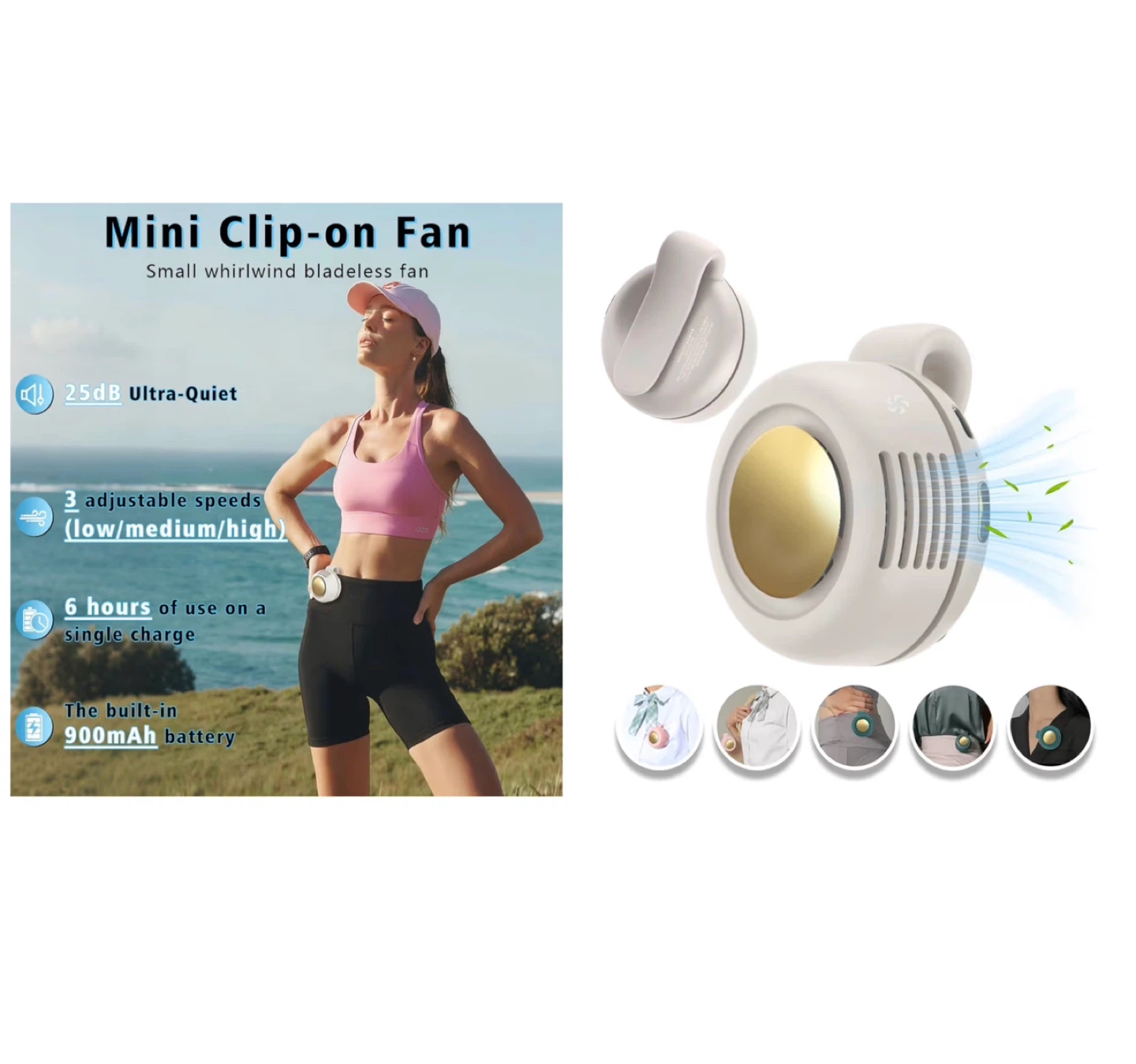 Brand new Portable Clip-On Fan - photo 3