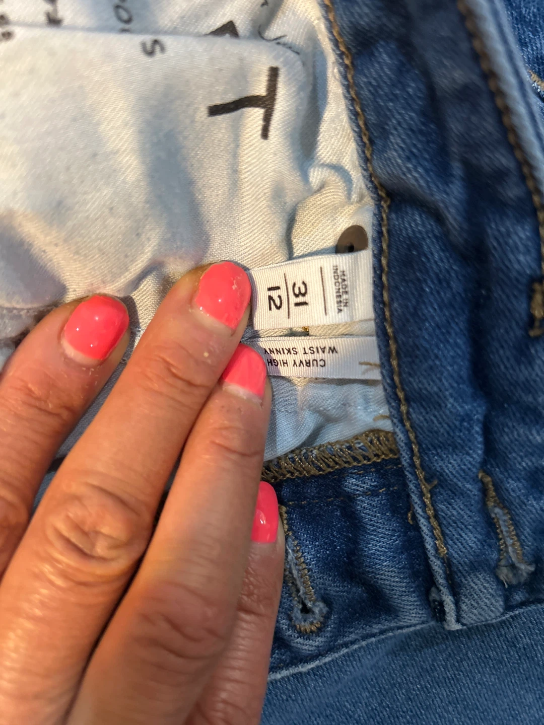 LOFT Curvy High Skinny Jeans Size 31 - photo 5