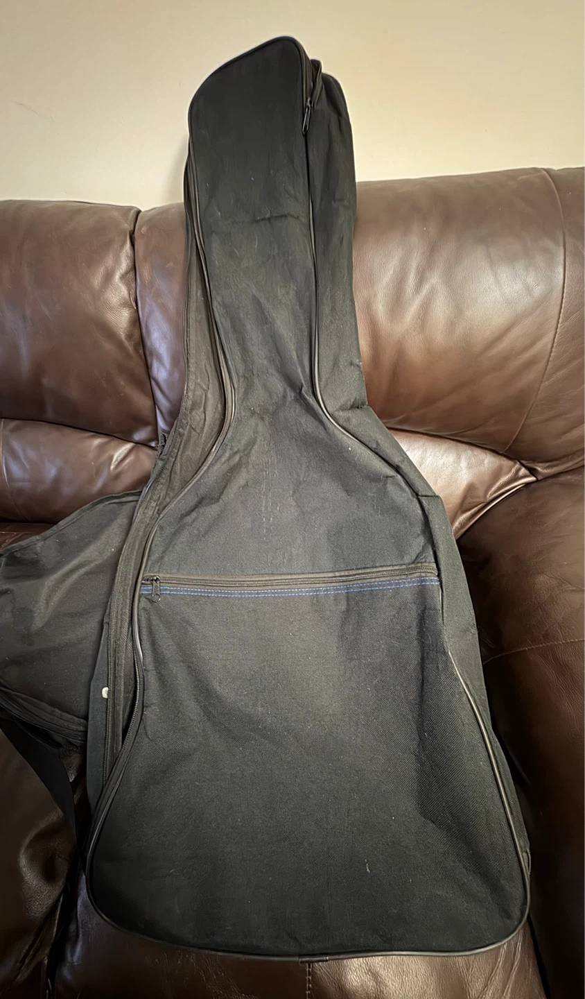 Black Guitar Gig Bag & guitar Strap - photo 2